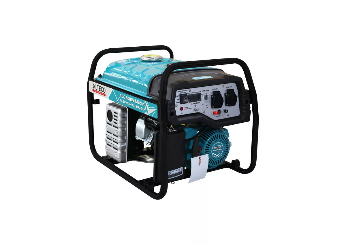 Бензиновый генератор 3.2 кВт Carver PPG-4500 220В ручной однофазный четырехтактный