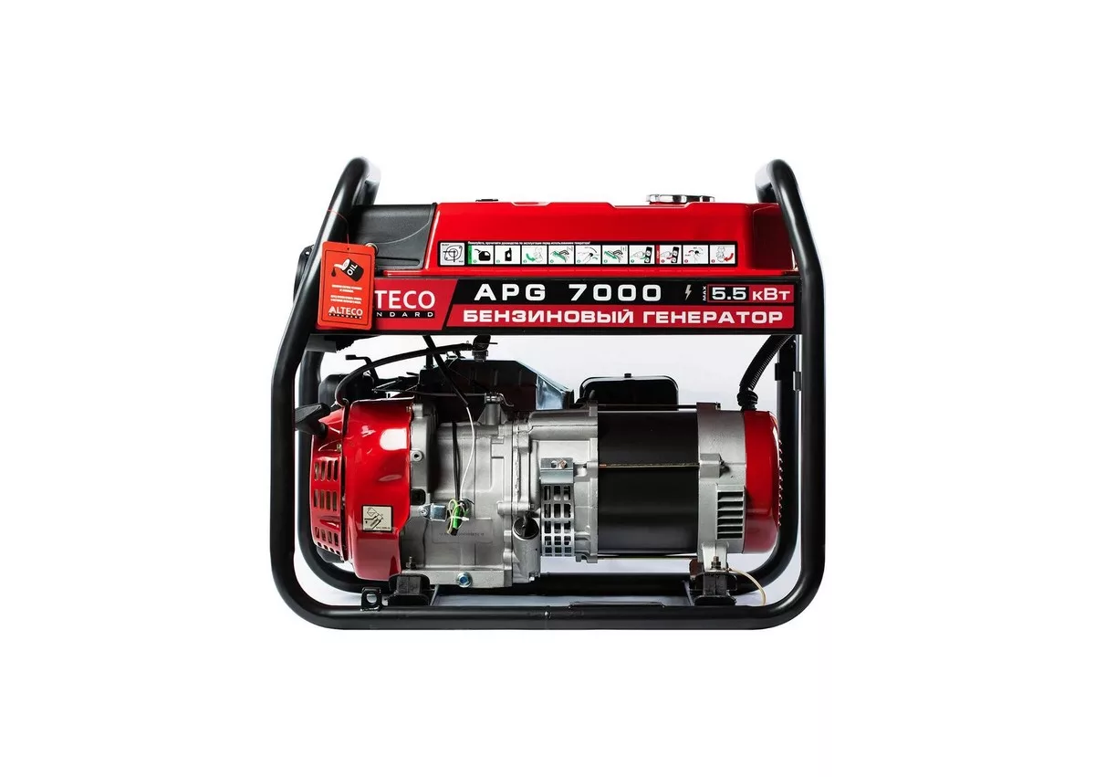 Бензиновый генератор 2.9 кВт Carver PPG-3900 220В ручной однофазный четырехтактный