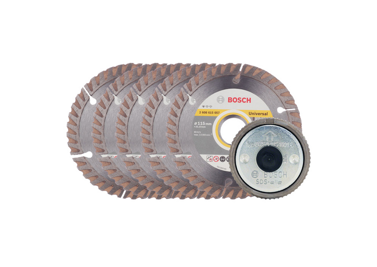 Алмазный диск отрезной сегментный 180х22.2 BOSCH универсальный