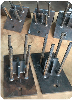 Сварные анкерные плиты