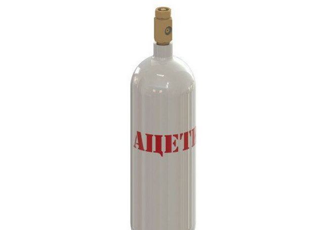 Баллон для ацетилена 40 л переаттестованный (21-40 лет)