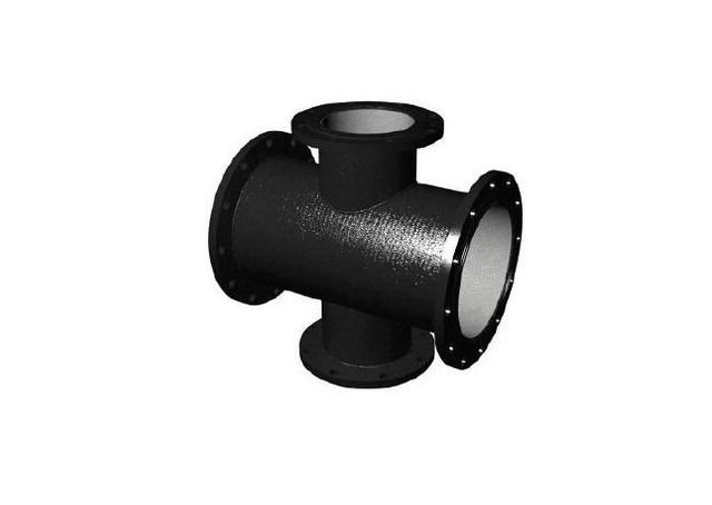 Чугунный фланцевый крест ВЧШГ 900х900