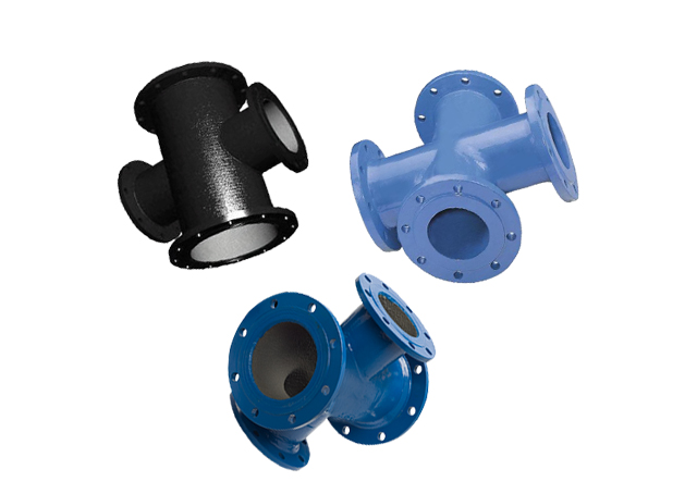 Чугунный фланцевый крест ВЧШГ 900х900