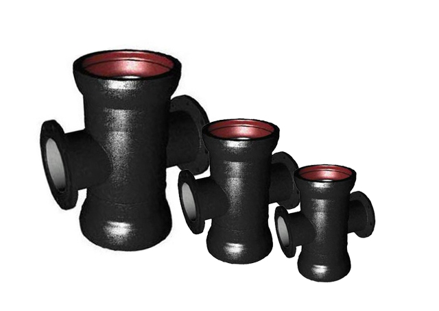 Чугунный крест раструб-фланец ВЧШГ 1000х1000