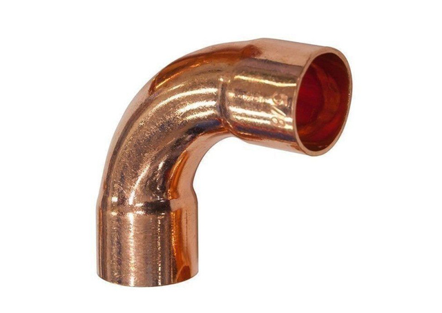 Медный однораструбный угол 90 ̊ 1/2