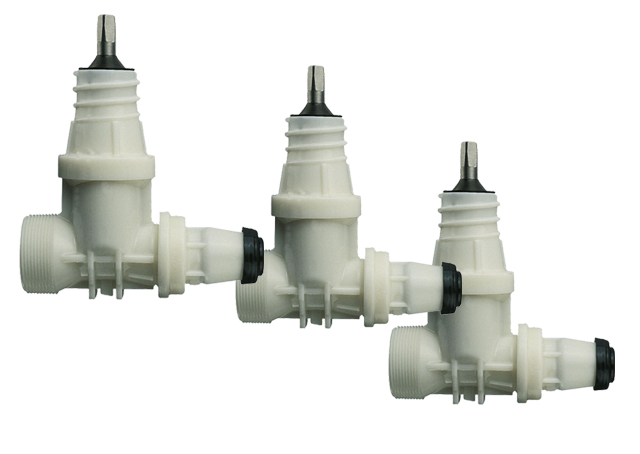 Врезной вентиль с насадками ISO 2-2 63 мм 