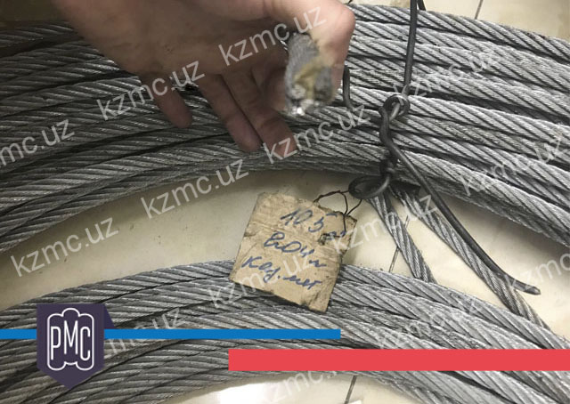 Оцинкованный стальной трос 10,5 мм ГОСТ 3077-80